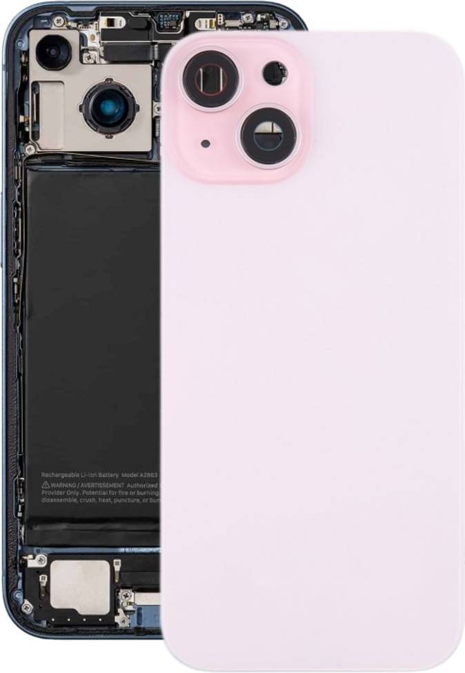 Iphone 15 rosa Apple iPhone 15 Plus Baksida Rosa