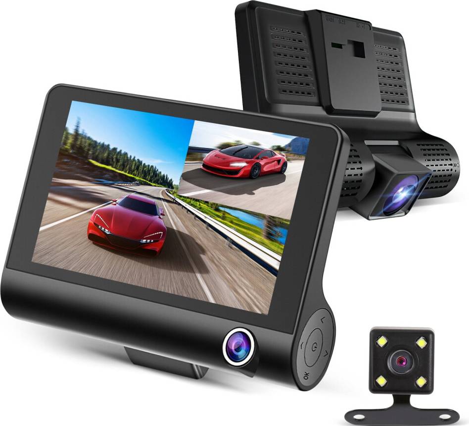 Dash cam Front Rear Dash Cam 4 Inch HD