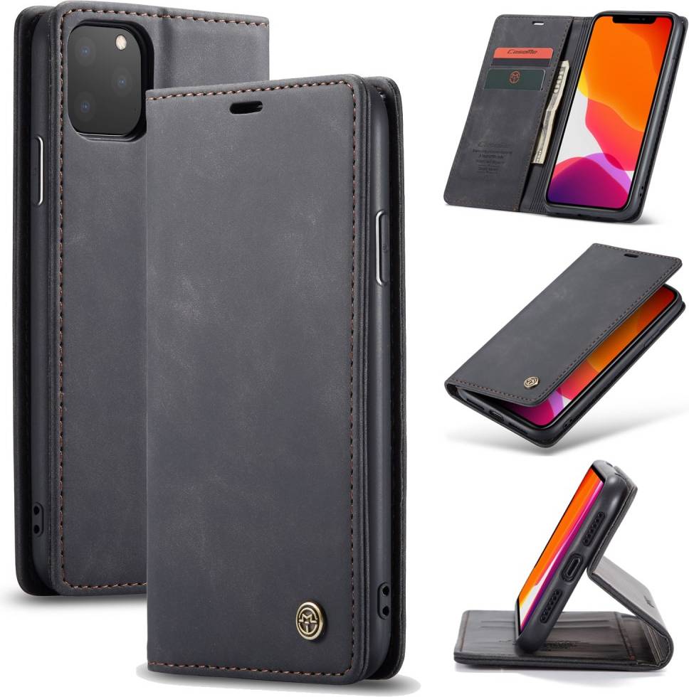 CaseMe Matte Wallet Style iPhone 11 Pro Max Sort