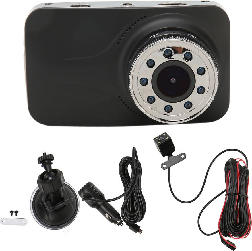 Dual Dash Cam Front Rear Recorder