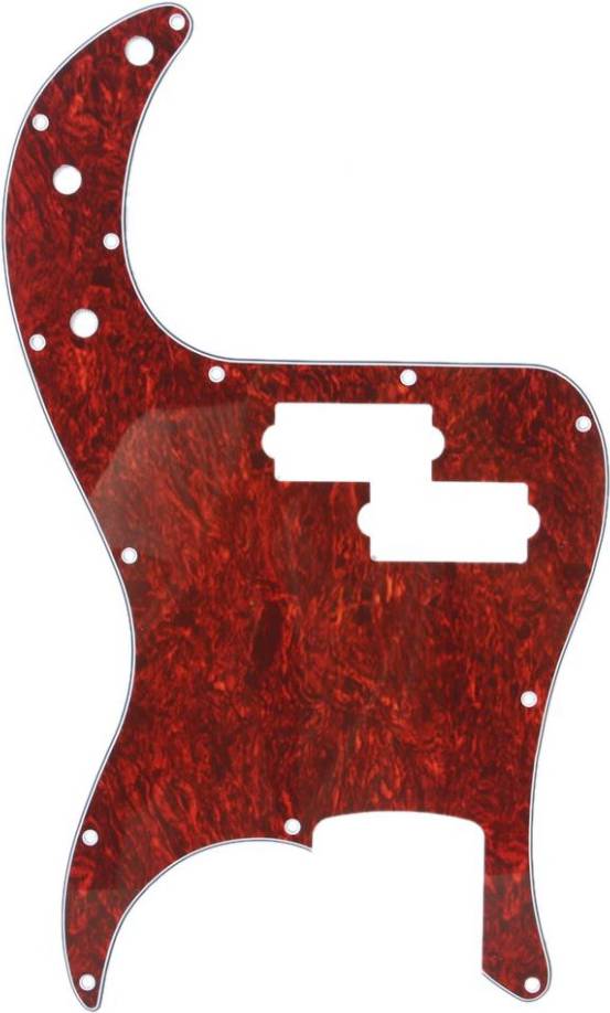 Red Tortoise Shell Pickguard 3 Ply