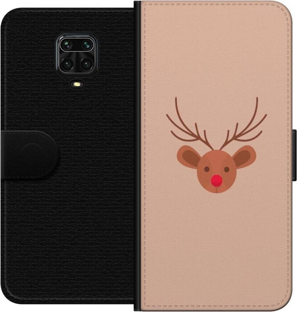 iSecrets Redmi Note 9 Pro Tegnebogsetui Sort