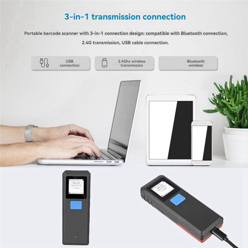 Qr scanner Exogio Wireless QR Code Scanner M9D 1D 2D