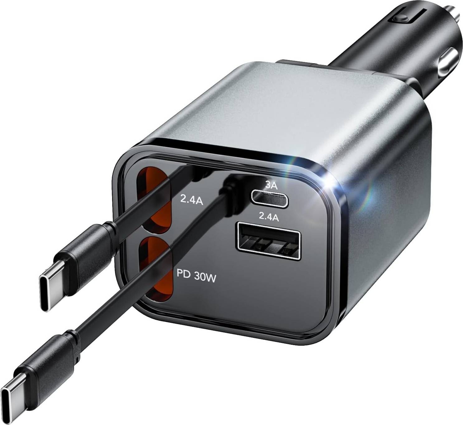 Pro duo adapter 4 In 1 Retractable Car Charger