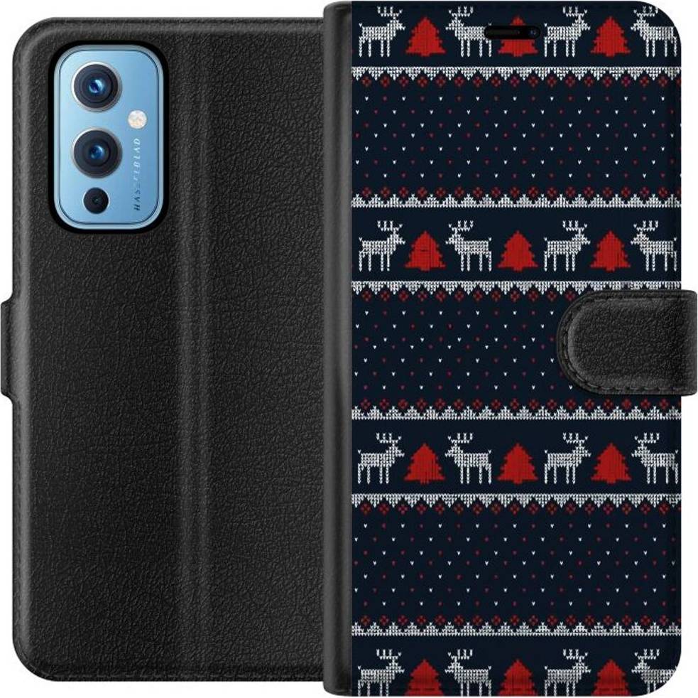 iSecrets OnePlus 9 Sort Tegnebogsetui