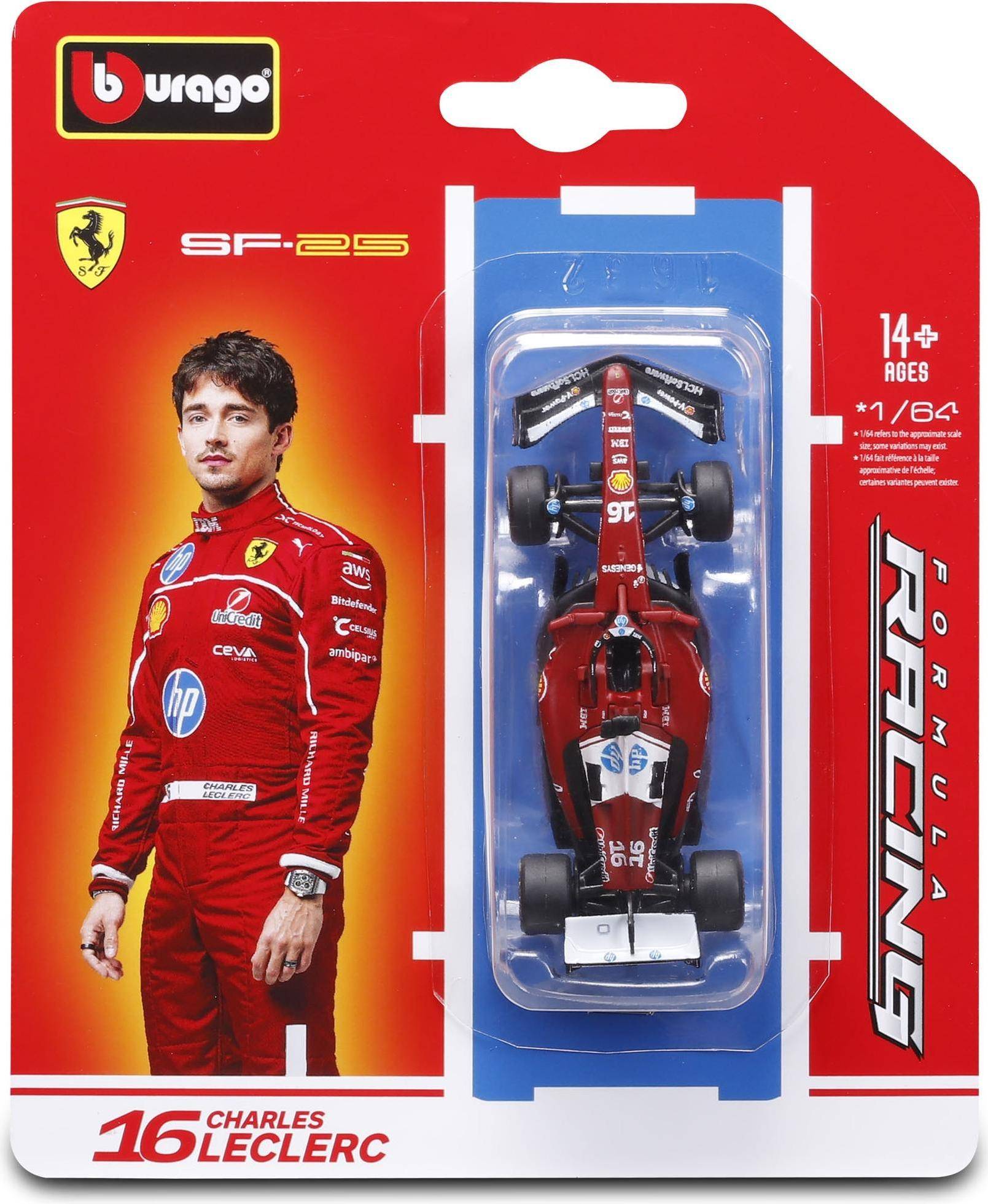 BBurago 2025 Ferrari Racing Model Replica