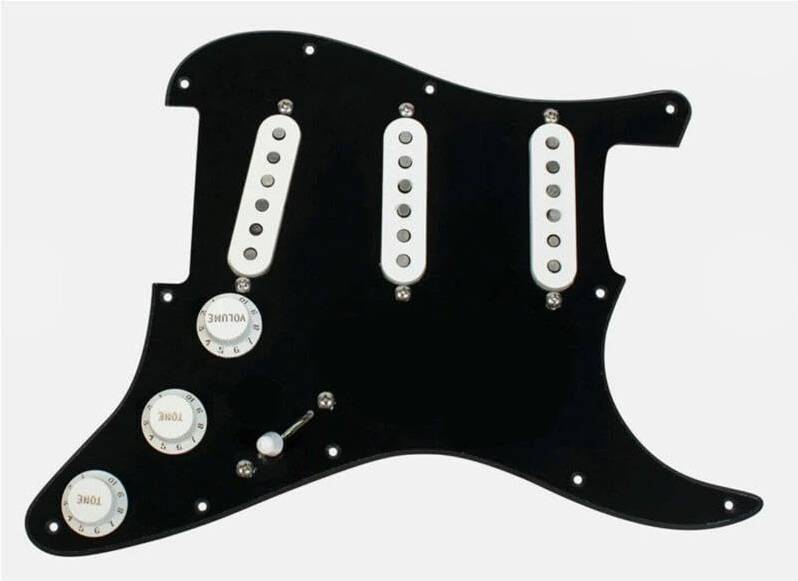 Loaded Pickguard Black 5Way Control