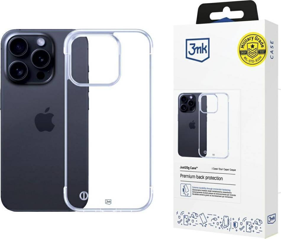 Iphone 15 pro max apple case 3mk Iphone 15 Pro Max Clear Case