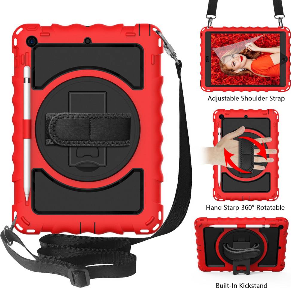 Compatible iPad 7th Gen 10.2 Case Rugged Shockproof Cover