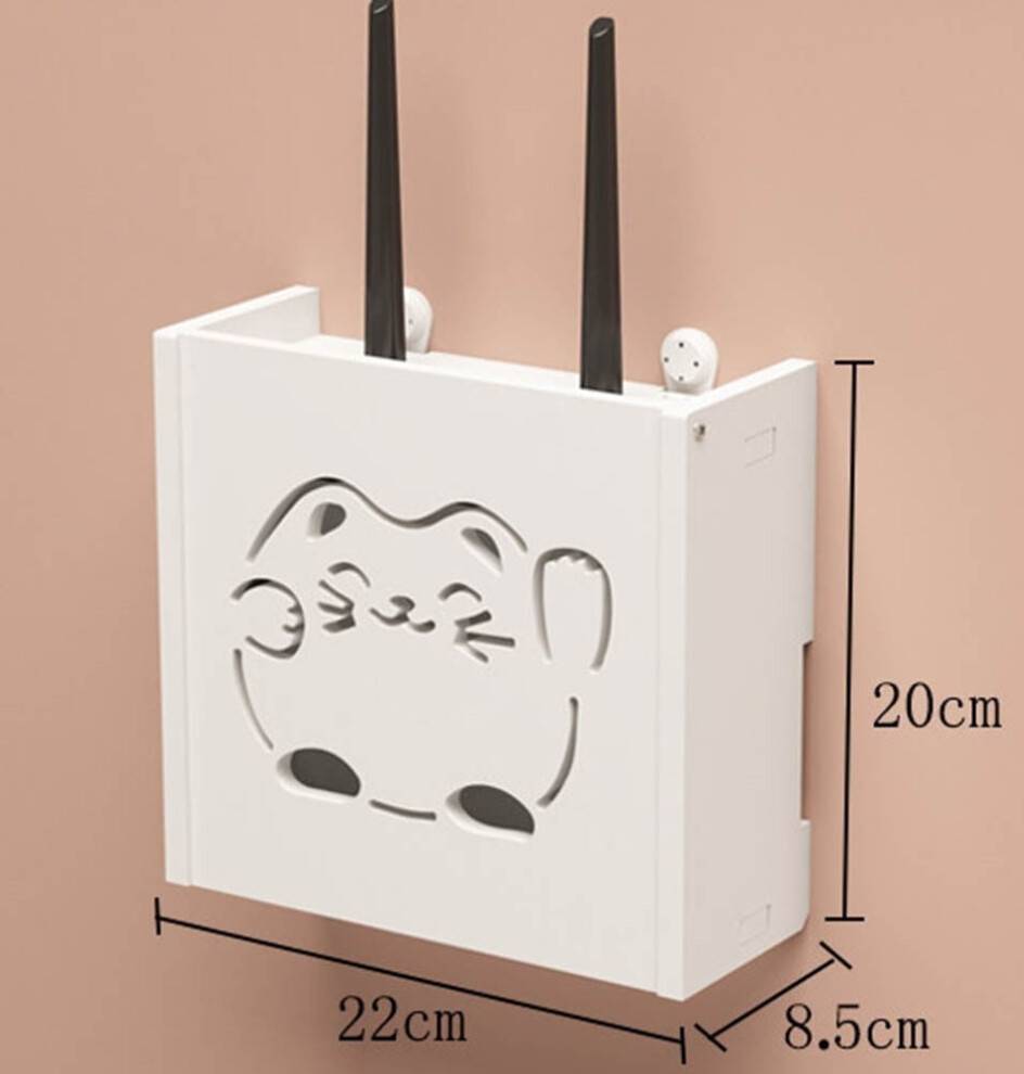 Wall-Mounted Router Box Storage Box