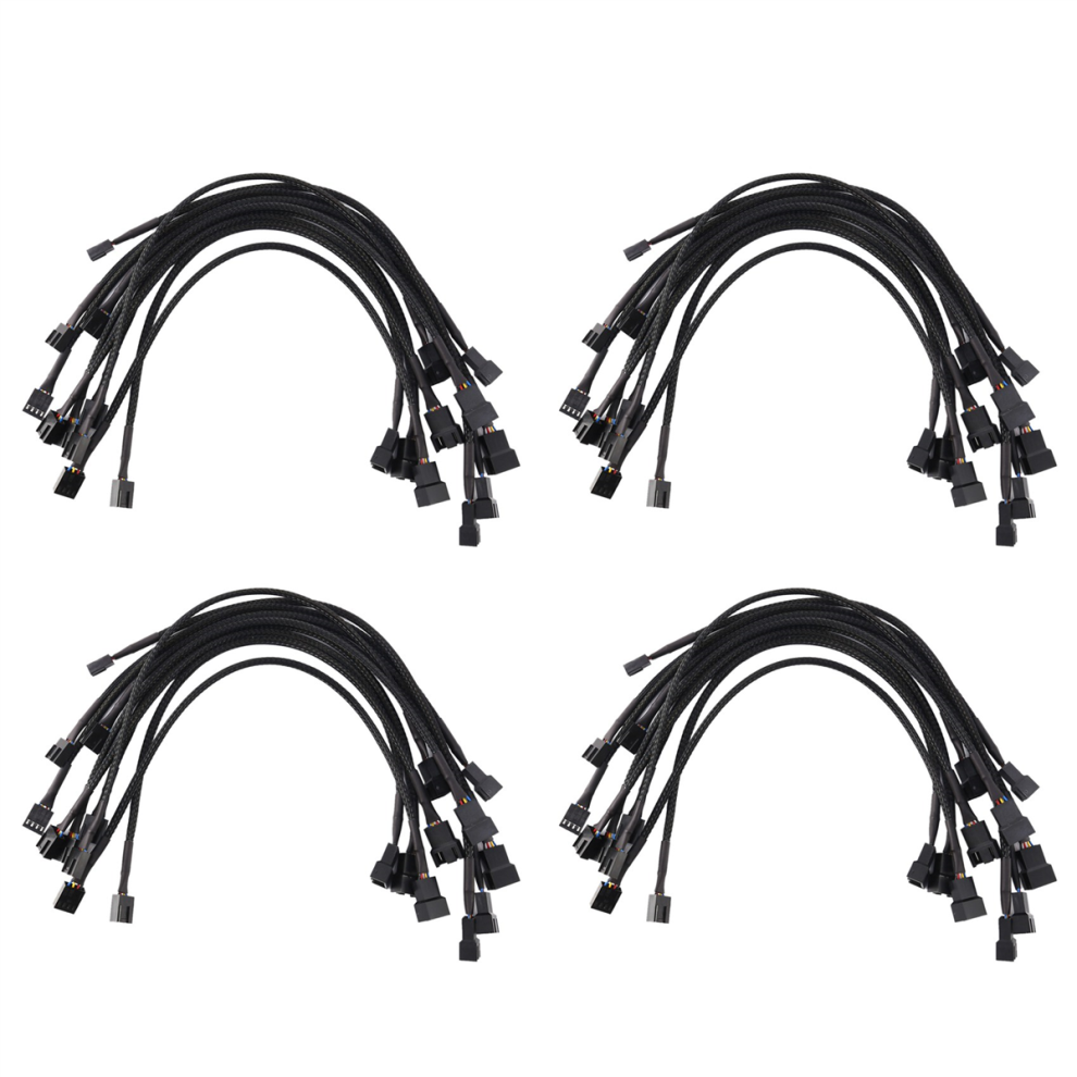 10PCS 4 Pin PWM Fan Extension Cable