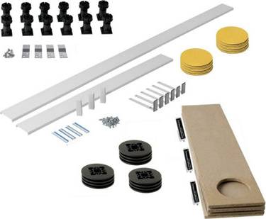 Podium Shower Tray Panel Riser Kit 2000mm Board Plinth Feet