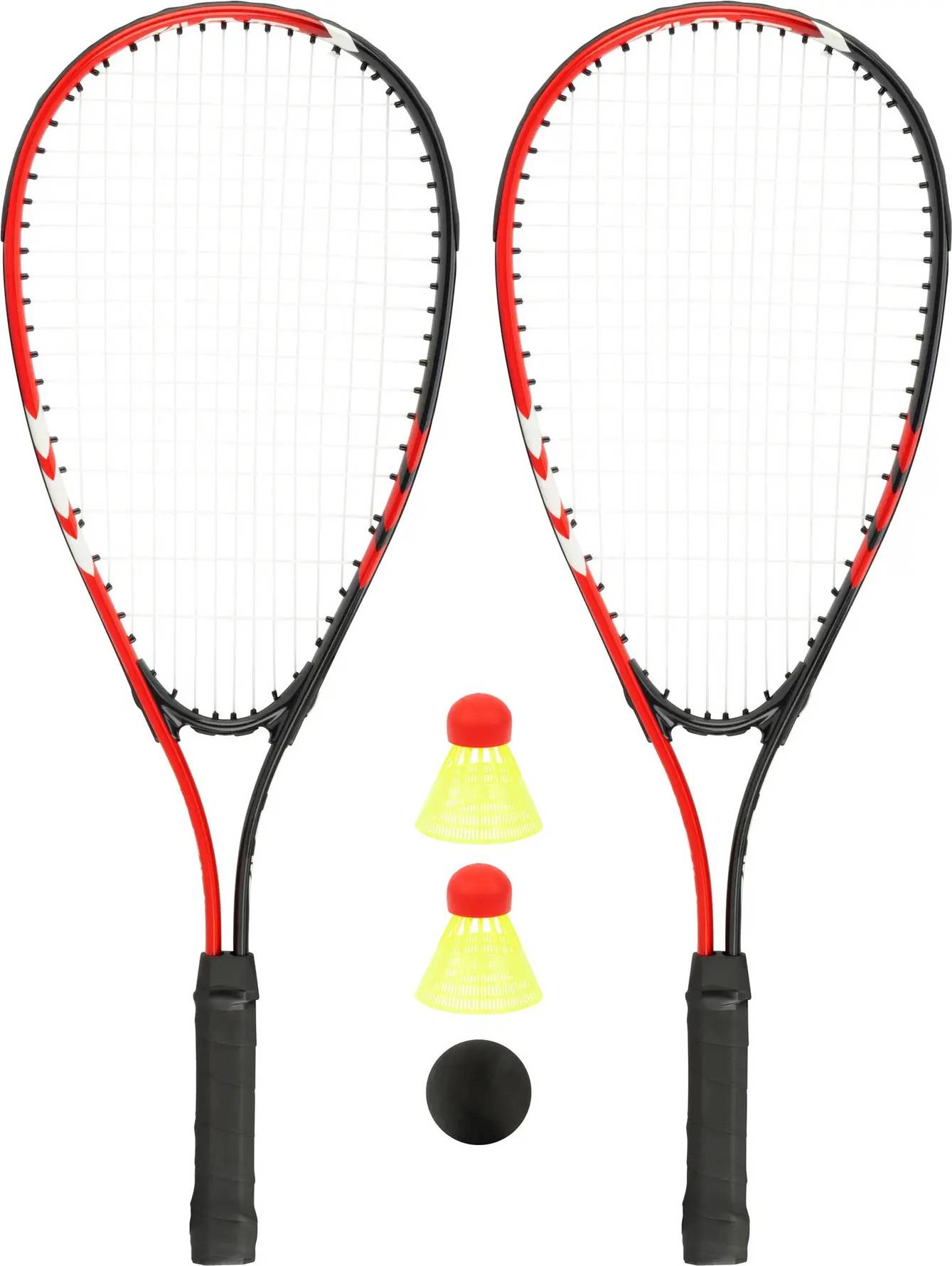 Crossminton Set - Rood/Grijs