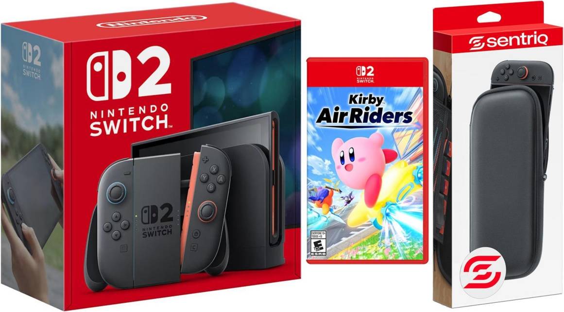 Nintendo switch kirby Nintendo Switch 2 Video Game Console Kirby Air Riders