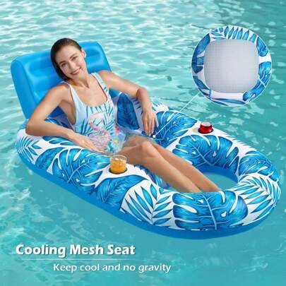 Shein Inflatable Leaf Floating Chair
