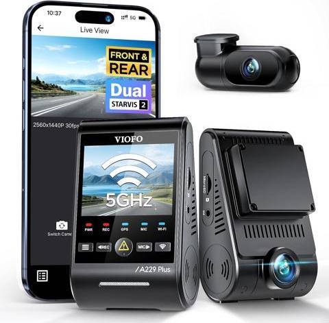 Rear dash cam Viofo A229 Plus Dash Cam Front Rear