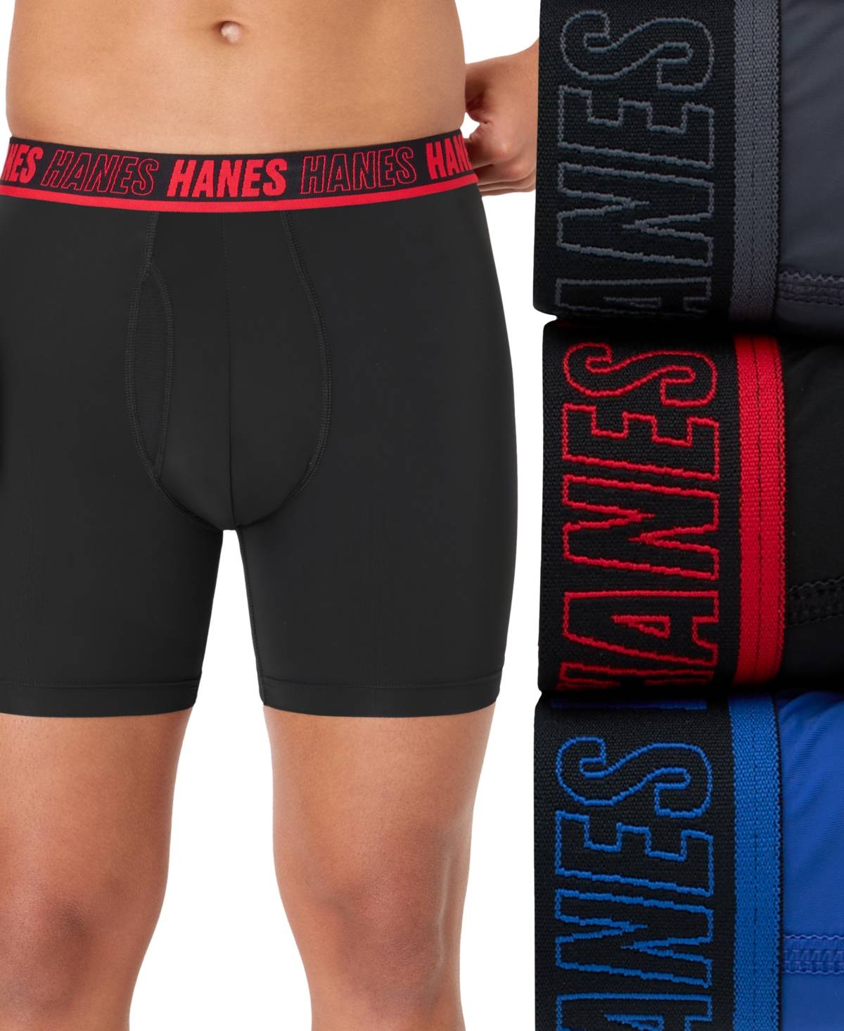 Hanes boxer briefs Hanes Moves Xtemp Performance Boxer Briefs - Assorted