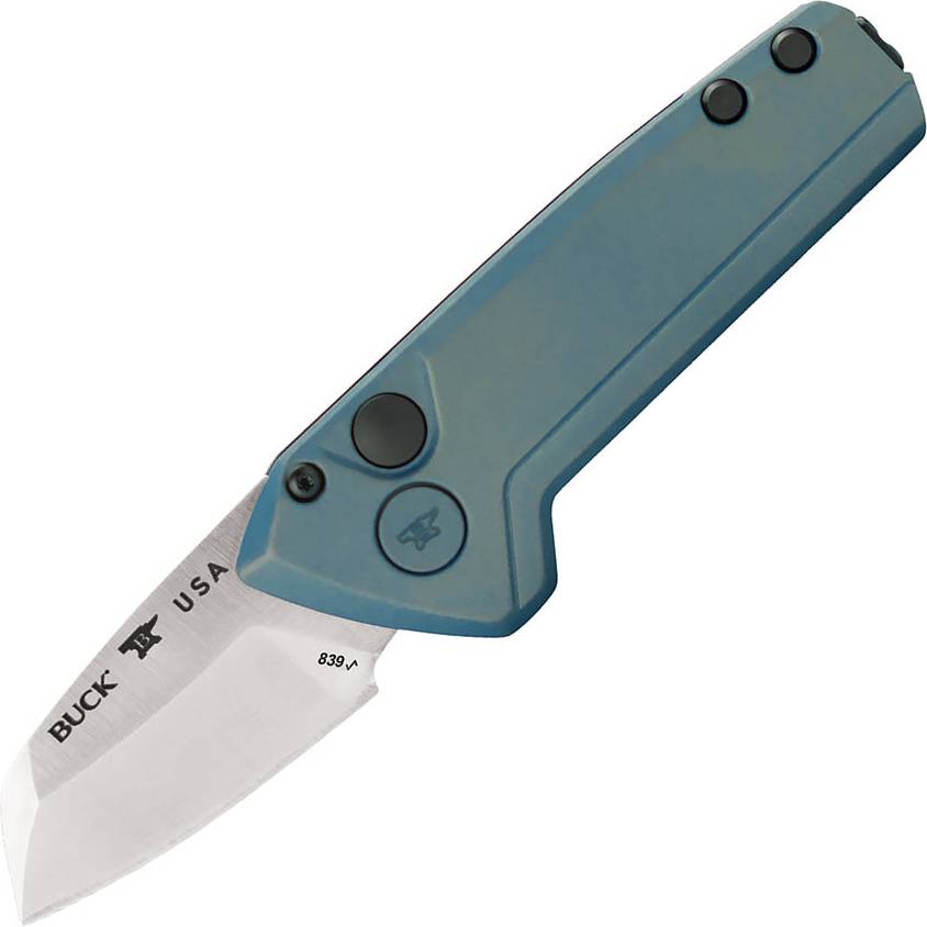 Buck Auto Mini Deploy Button Lock Lommekniv