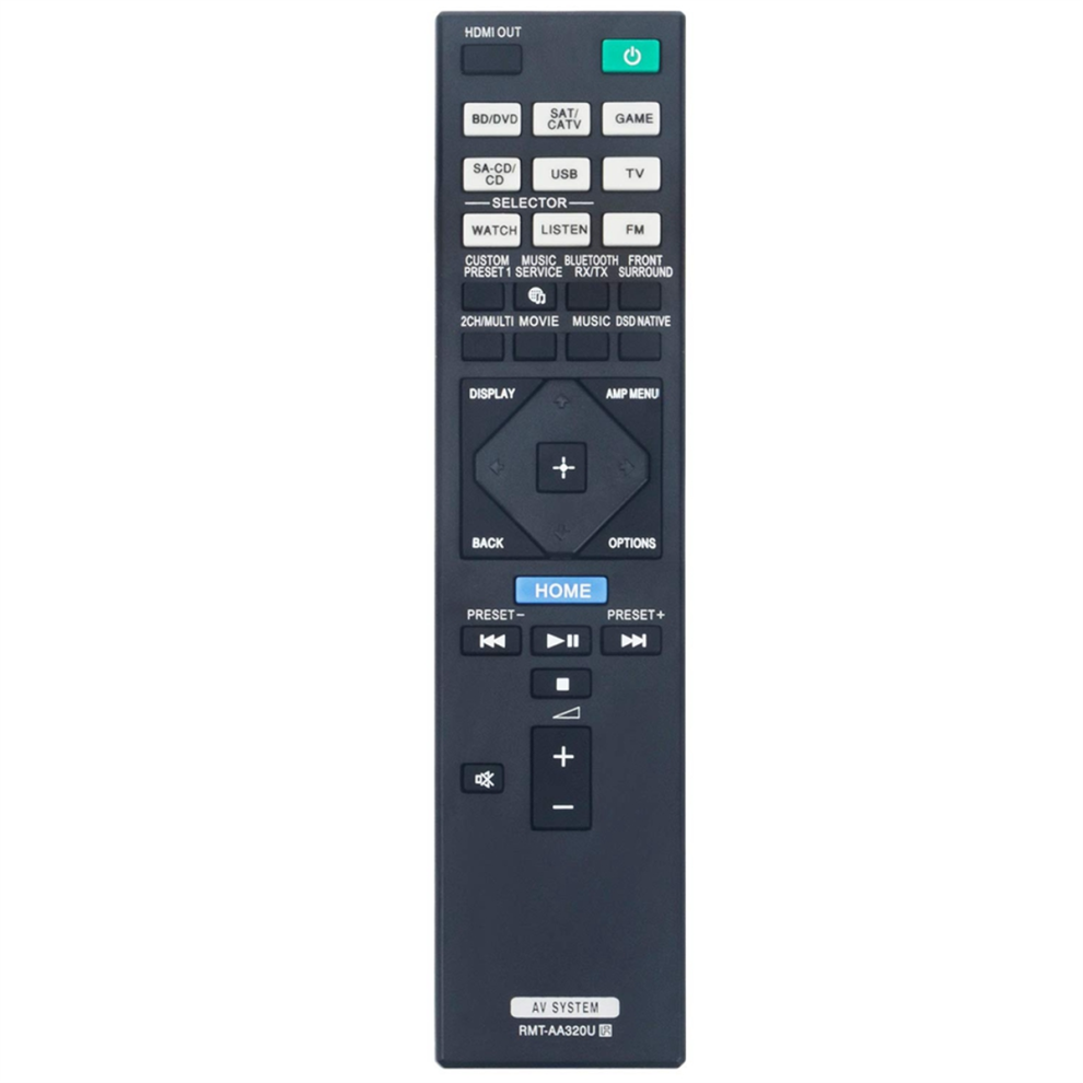 Tauoh AA320U Replacement Remote Control