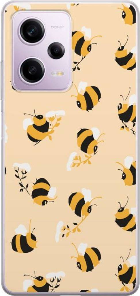 iSecrets Redmi Note 12 Pro Transparent Mobilskal Humlor