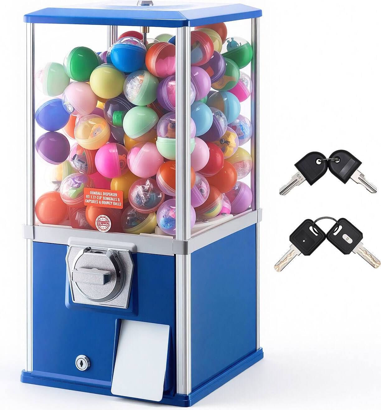 Vending machine VEVOR Gumball Machine 21 Inch Height Candy Vending Machine