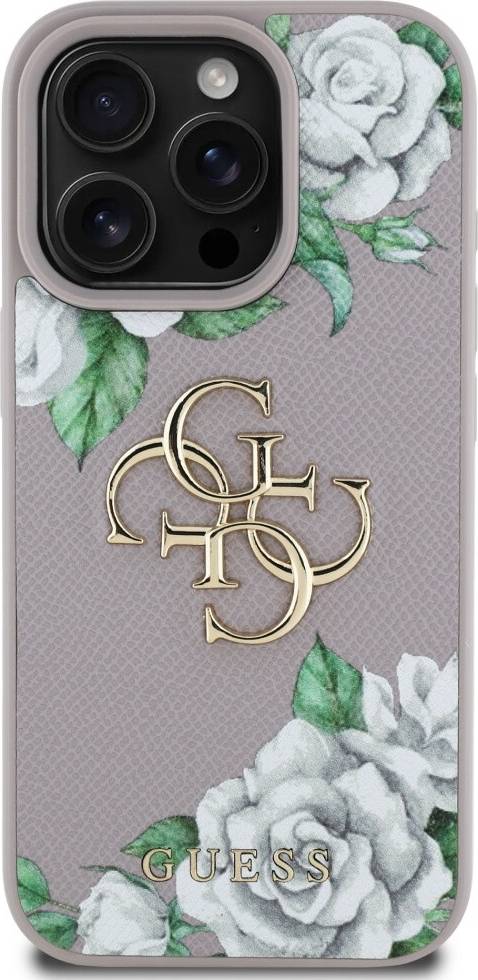 Guess Mobilskal iPhone 16 Pro Max Grained Roses