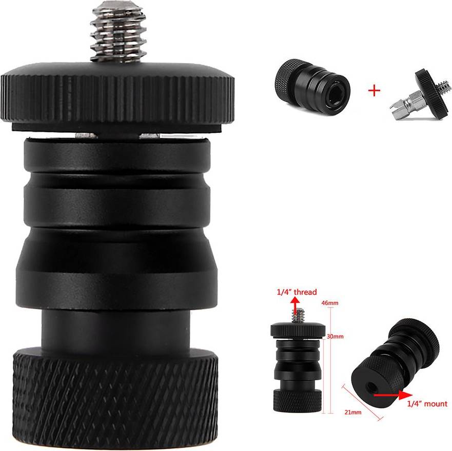 1/4 Thread Mini Detachable Ballhead