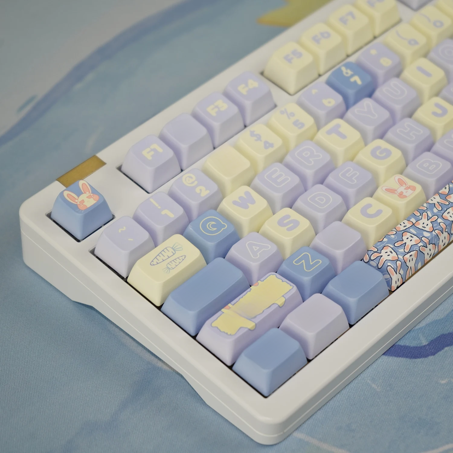 Jaycomia JCM MDA Profile PBT Dye Sub Rabbit Keycaps