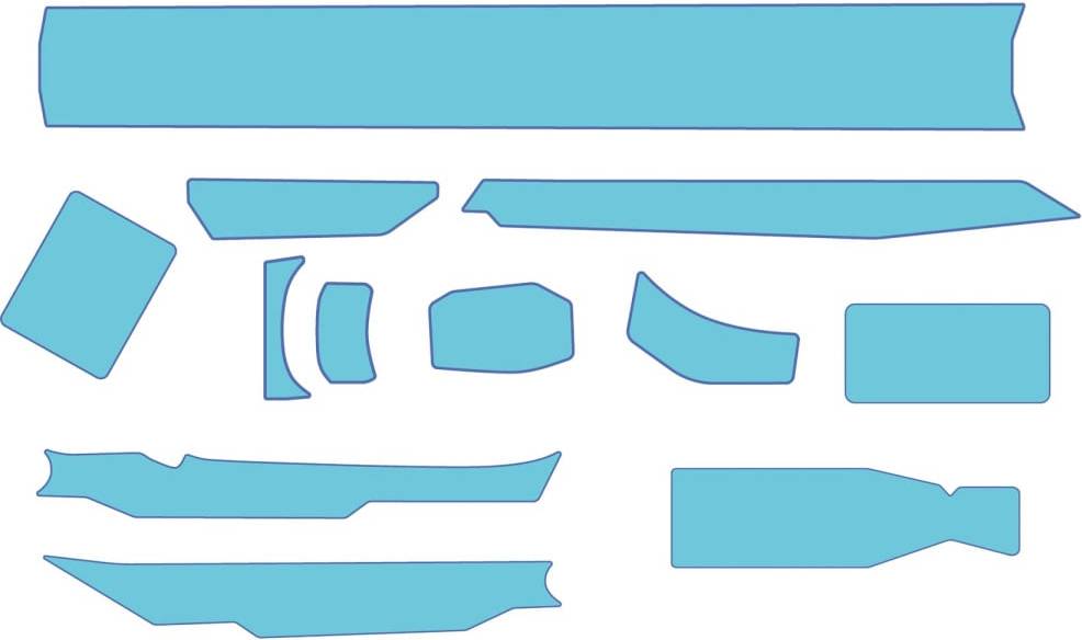 Orbea Transparent Protector Kit Rise Carbon 25