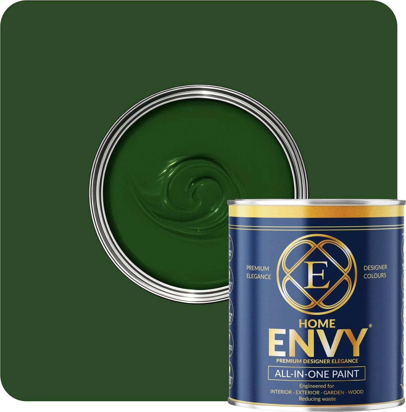 Paintoutlet.co.uk Envy Paint All In One 1L Racing Green