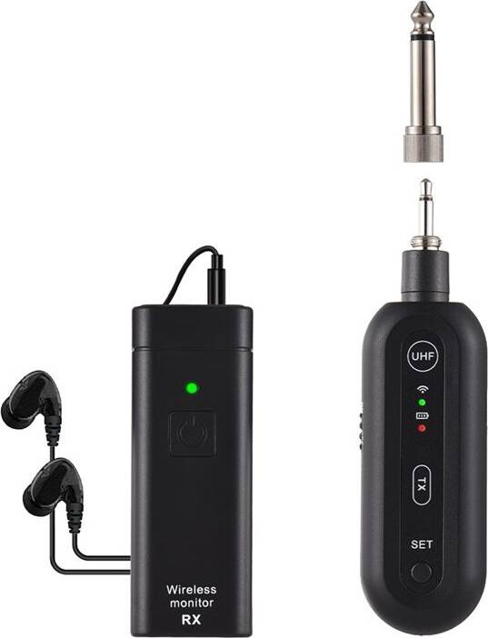 Wireless In-Ear Monitor System UHF Transmitter Receiver Set