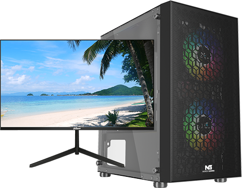 Geekd Prime Gaming Computer Skærm PC Bundle