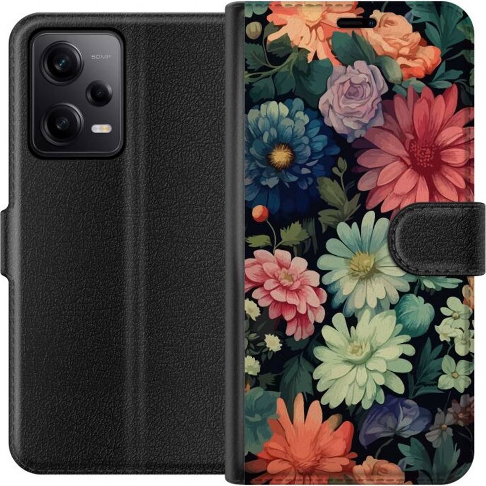 iSecrets Redmi Note 12 Pro Tegnebogsetui Sort