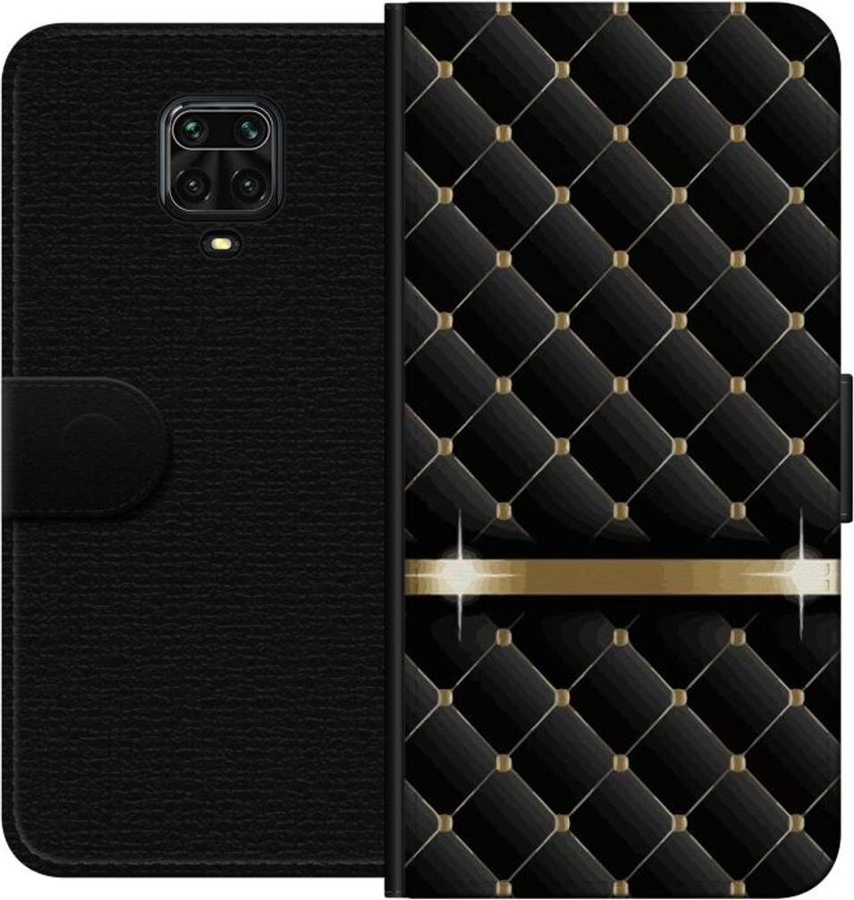 iSecrets Redmi Note 9S Tegnebogsetui Sort