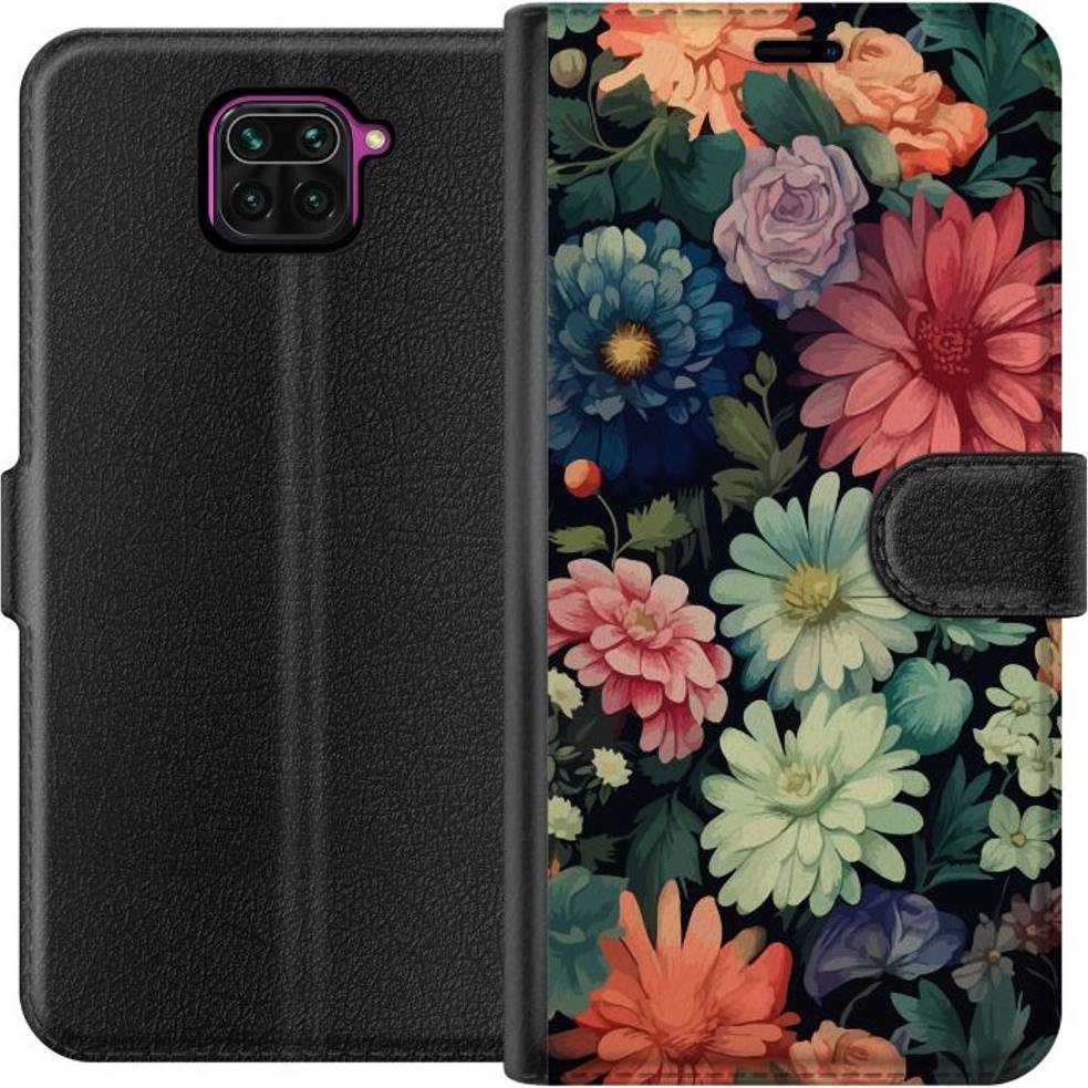 iSecrets Redmi Note 9 Sort Tegnebogsetui
