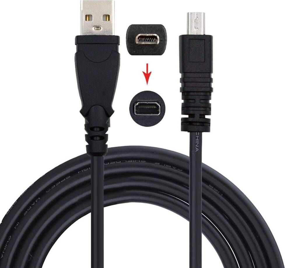 CY USB 2.0 Type-A Camera Mini 8P Data Power Cable