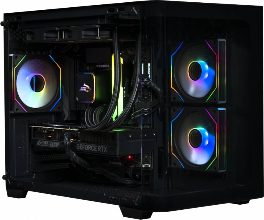 Rtx 5070 ti computer Shark Gaming RGBeast Mini R700 PC RTX 5070