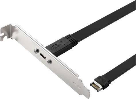 Usb c extension cable USB 3.1 Type C Front Panel Header Extension Cable