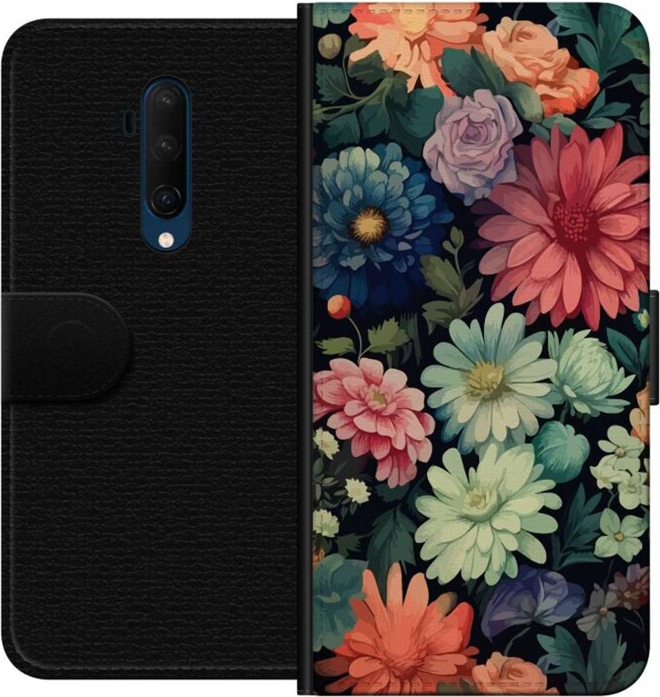 iSecrets OnePlus 7T Pro Tegnebogsetui Sort
