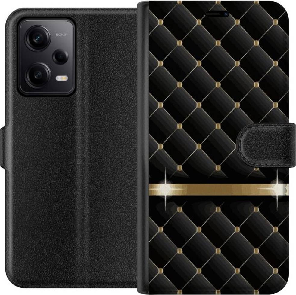 iSecrets Redmi Note 12 Pro Tegnebogsetui Sort