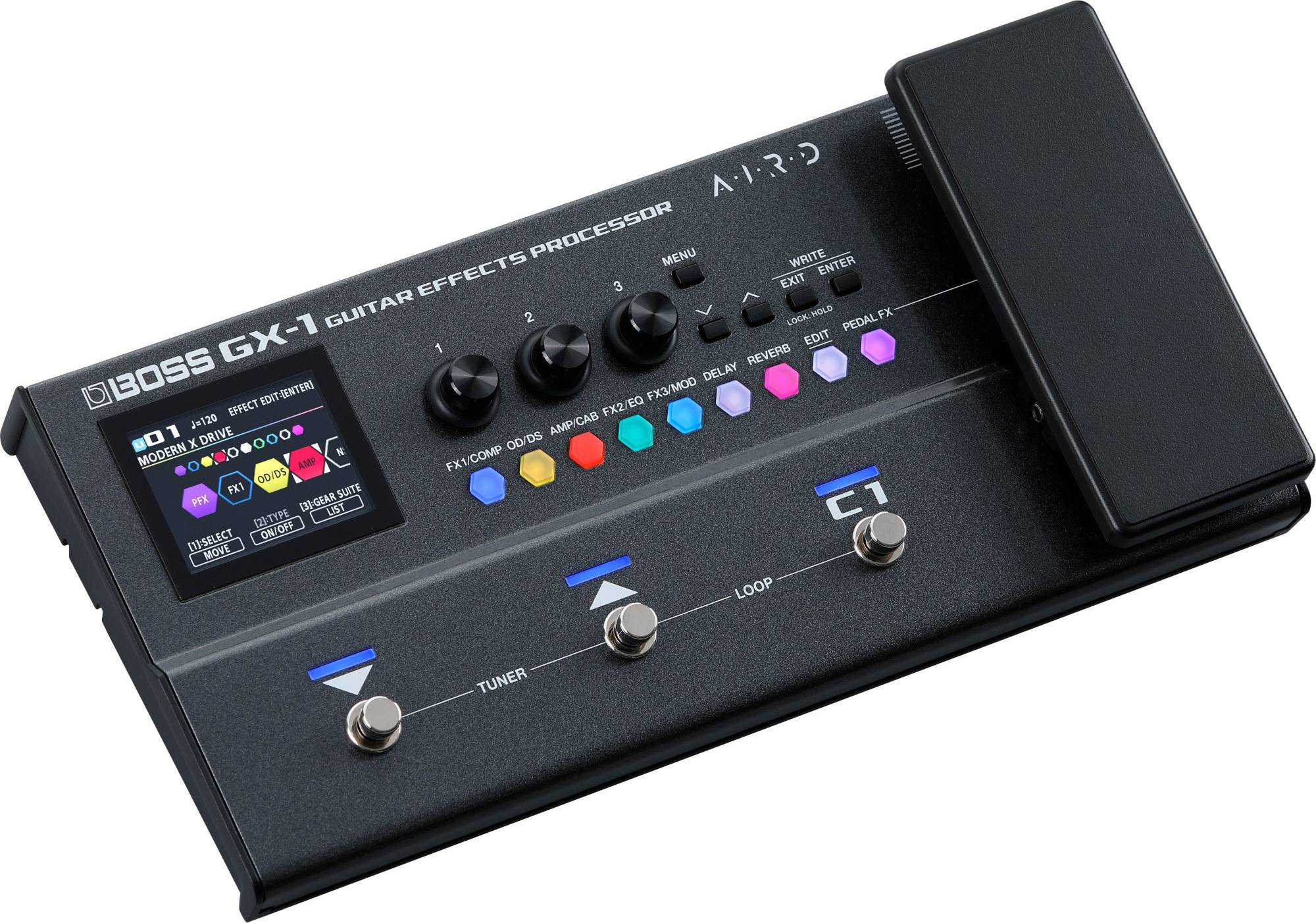 BOSS GX-1 Compact Multi Effects Processor Bundle