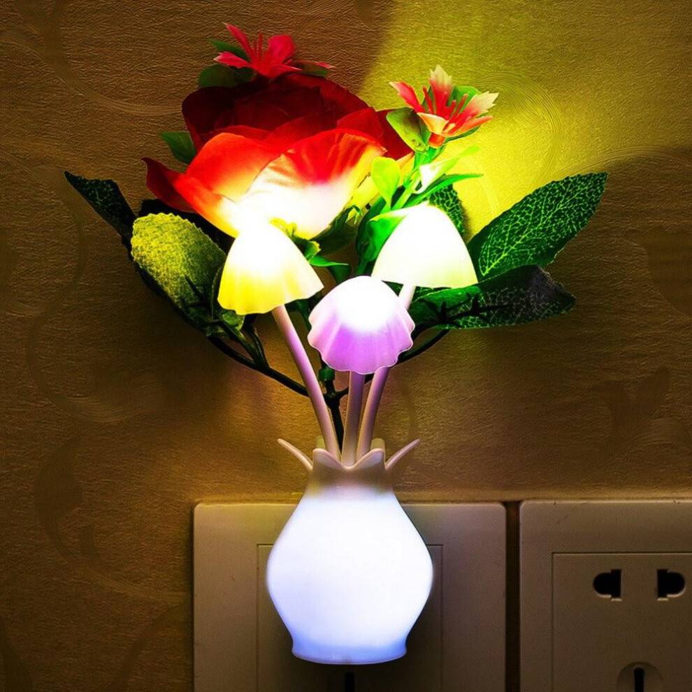 Led Control Sensor Vase Night Light