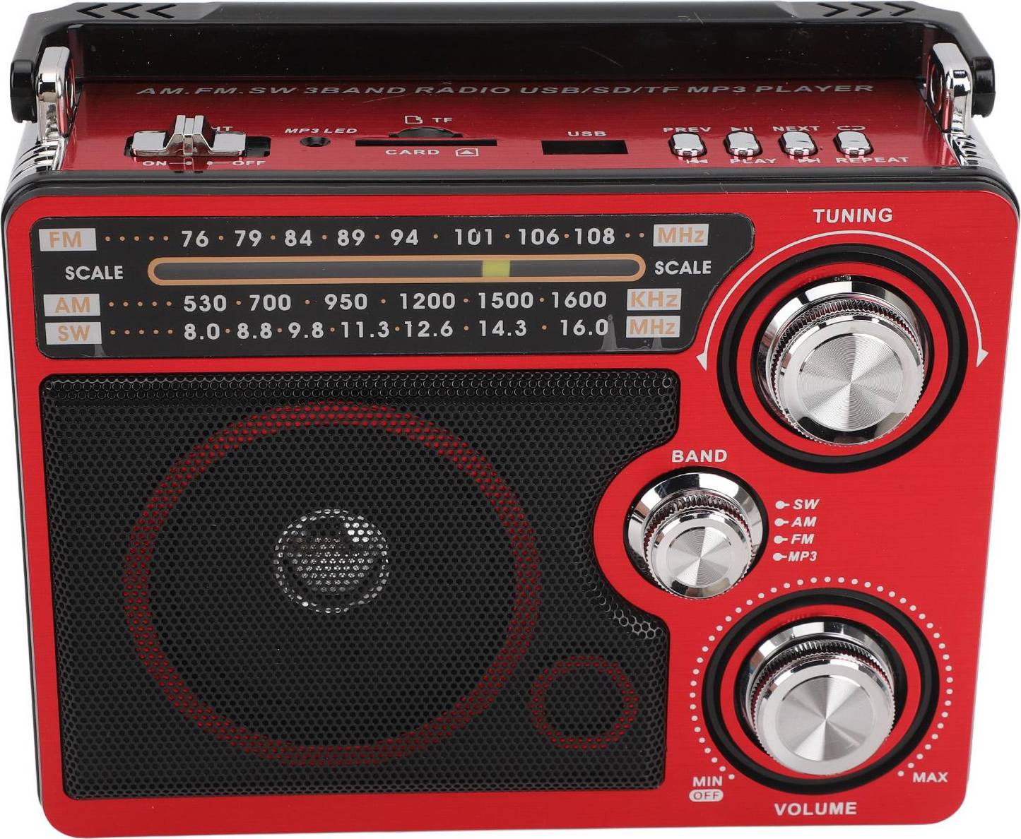 Portable Multifunctional FM AM SW Radio Receiver