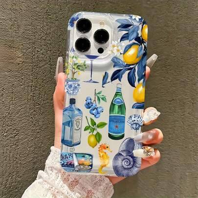 Vodka Shein Inflatable Lemon Vodka TPU Phone Case