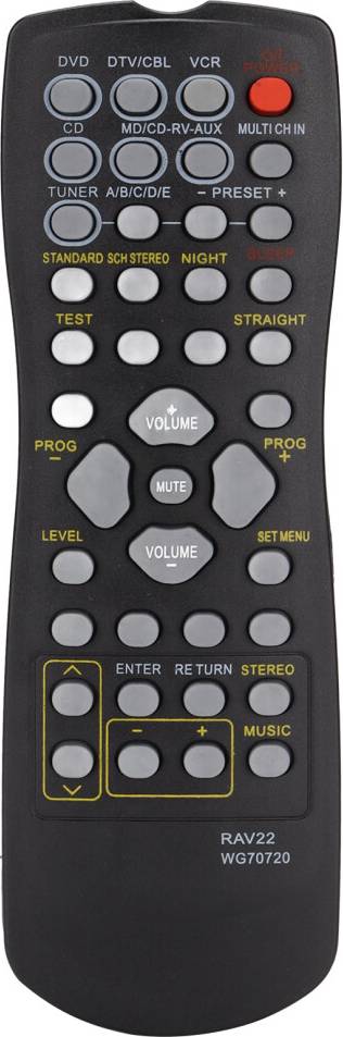 Télécommande Remplacement Récepteur AV RX-V340 RX-V350 RX-V357 RX-V359