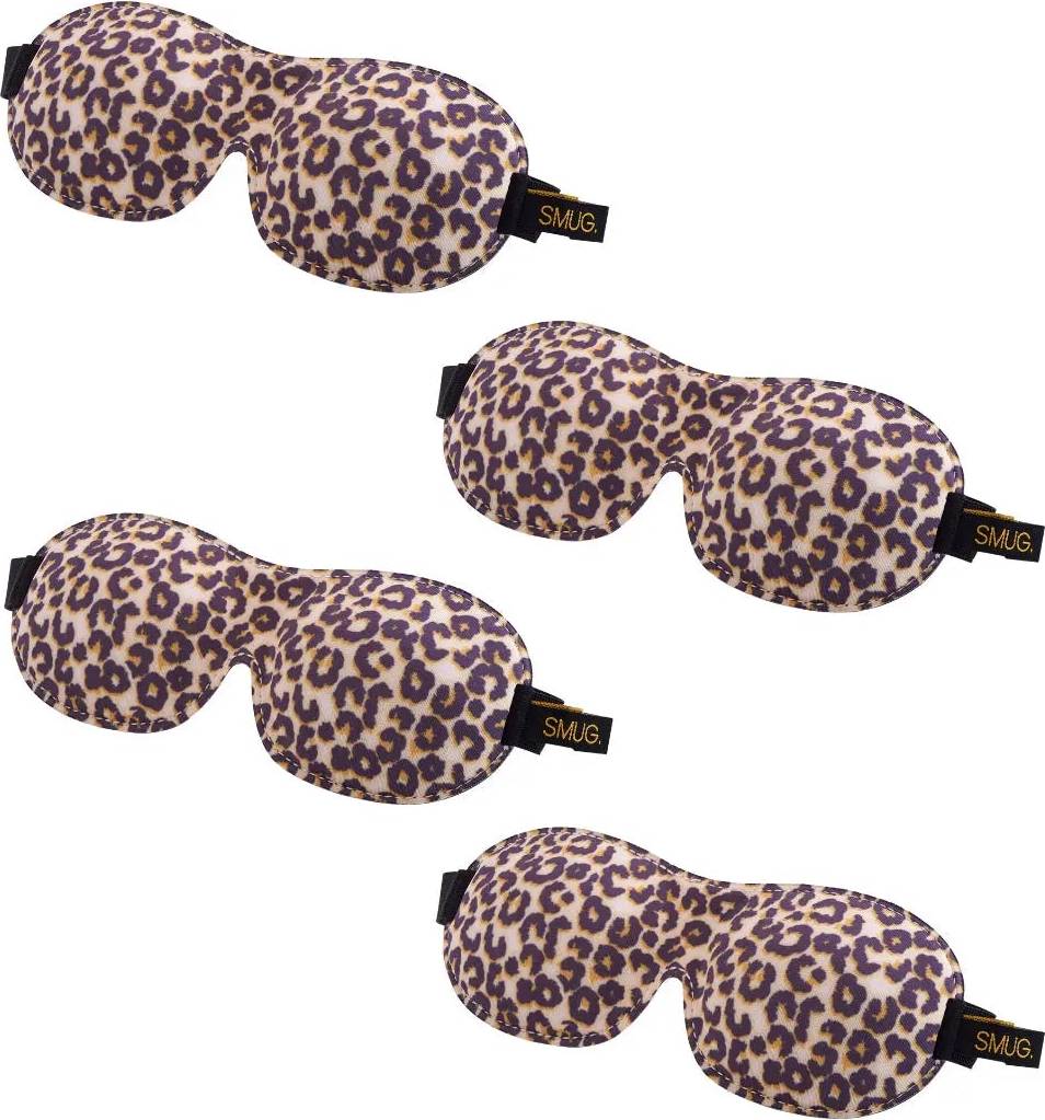 Smug Contoured Sleep Mask Multipack Set Leopard