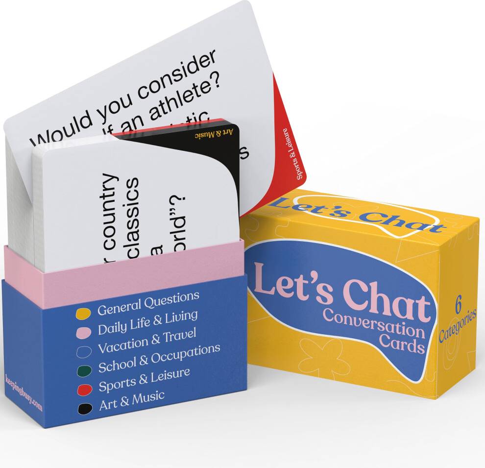 Keeping Busy Let's Chat Conversation Cards