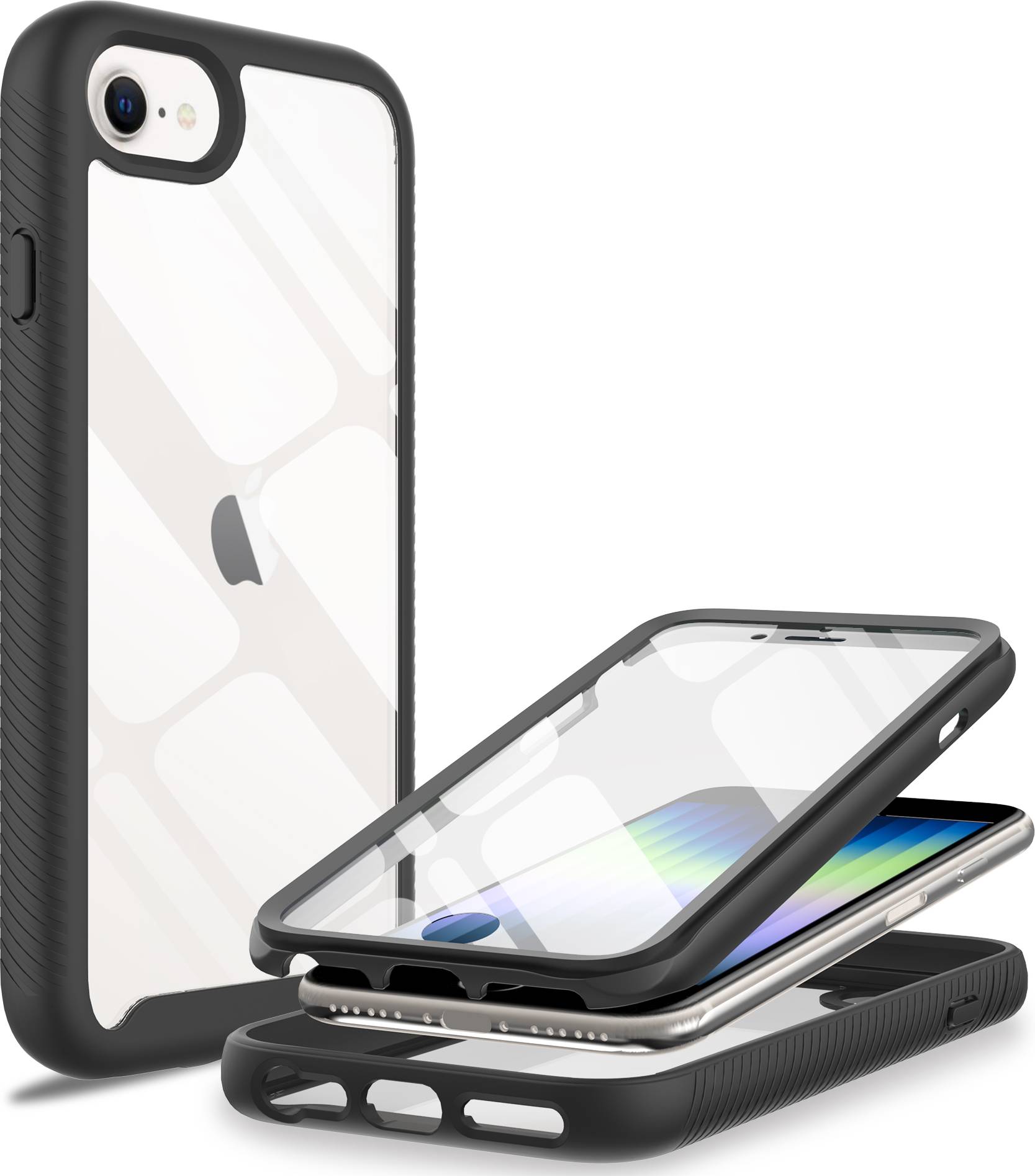 Mobique Full Protection Case iPhone 7 Sort
