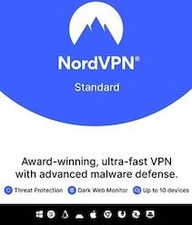Vpn NordVPN Standard VPN Service PC Android Mac iOS 10 Devices