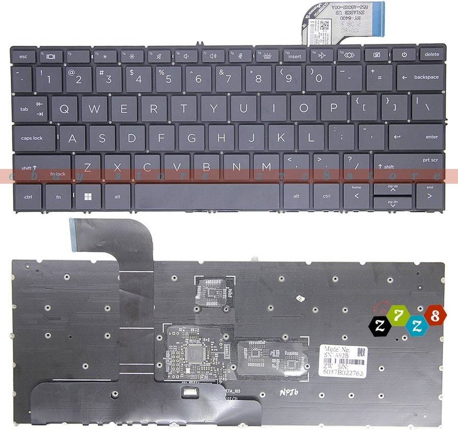 HP Zbook Studio G9 G10 Keyboard Us Rgb Backlit